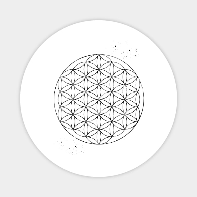 Flower of Life Magnet by erzebeth